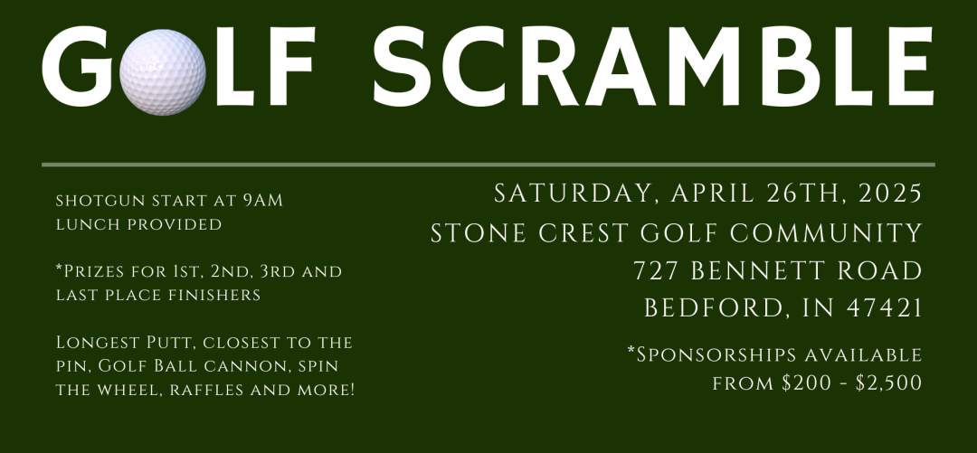 Clear Creek Christian Golf Scramble banner
