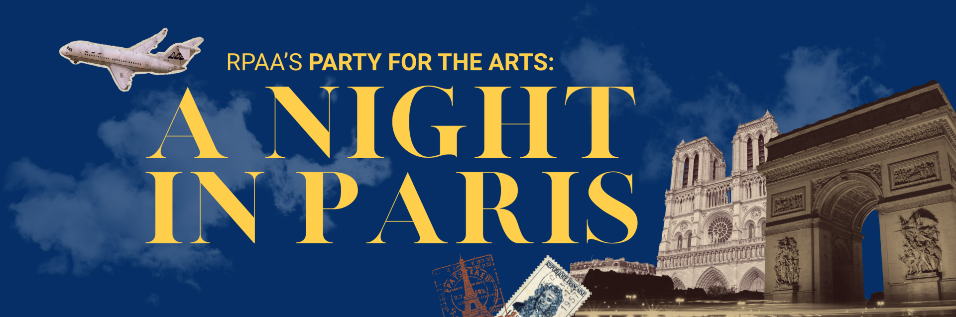 RPAA's Party for the Arts: A Night in Paris background