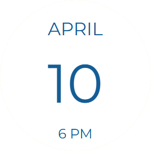 Event date: April 10, 6 PM