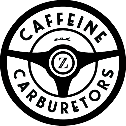 Caffeine and Carburetors October 2025 logo