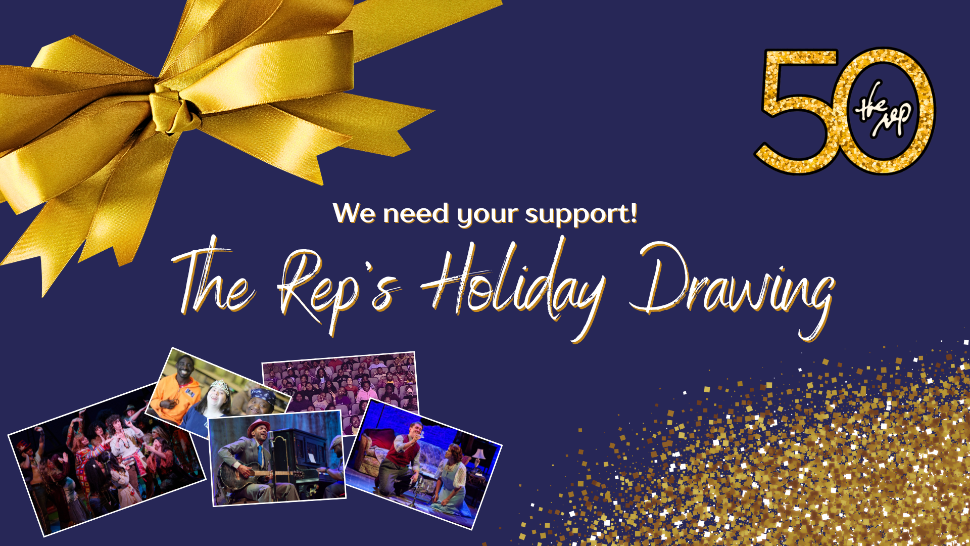 The Rep's Holiday Drawing background