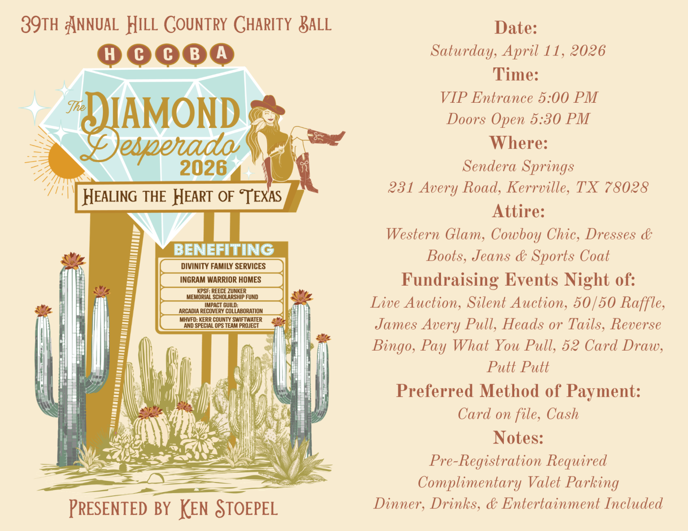 39th Annual Hill Country Charity Ball background