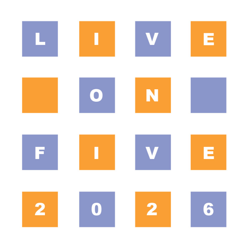 Live on Five 2026 logo