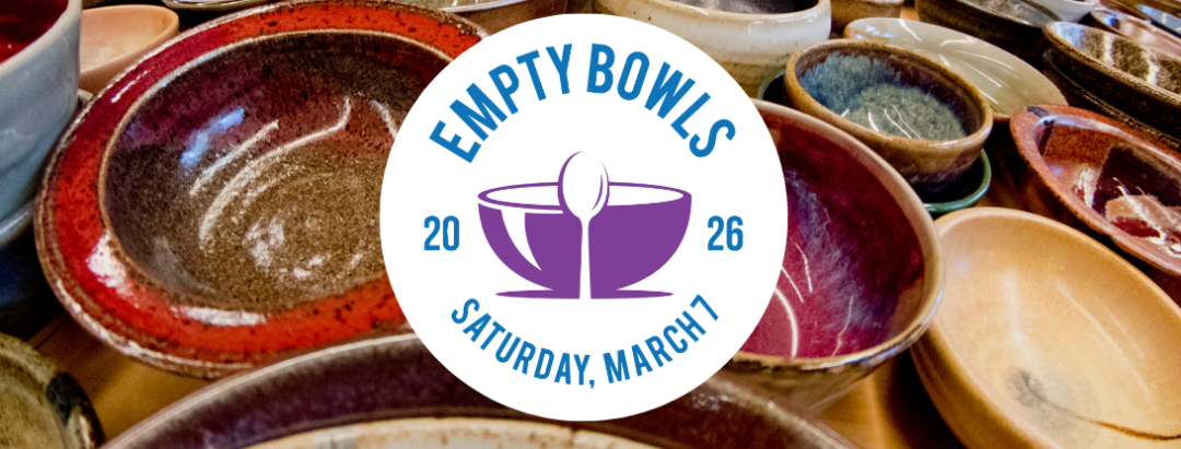 Empty Bowls 2026 banner