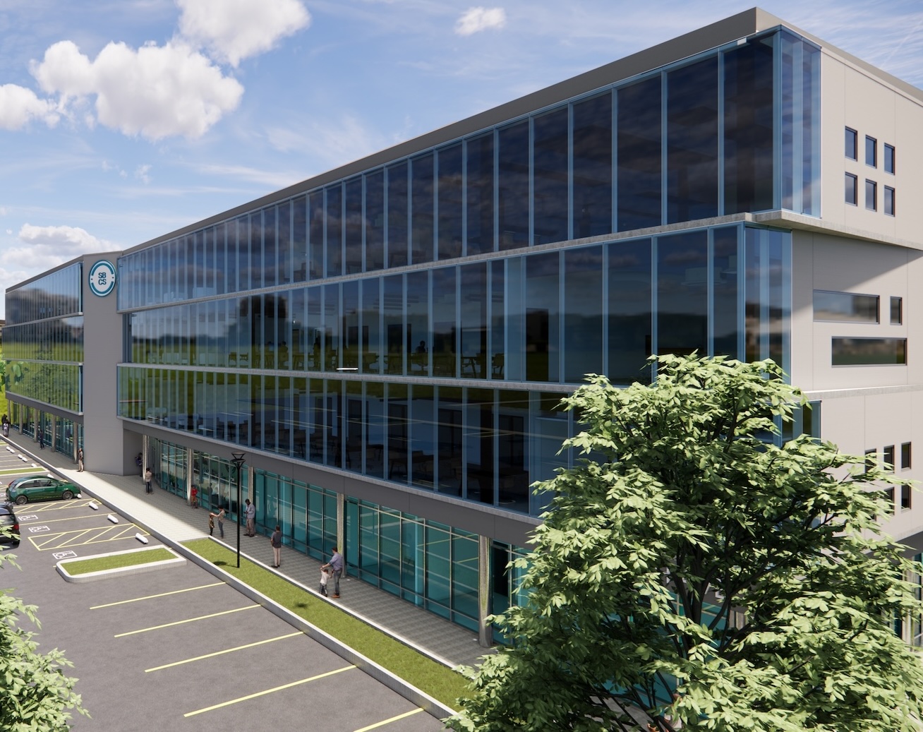 SBCS Ribbon Cutting Ceremony background