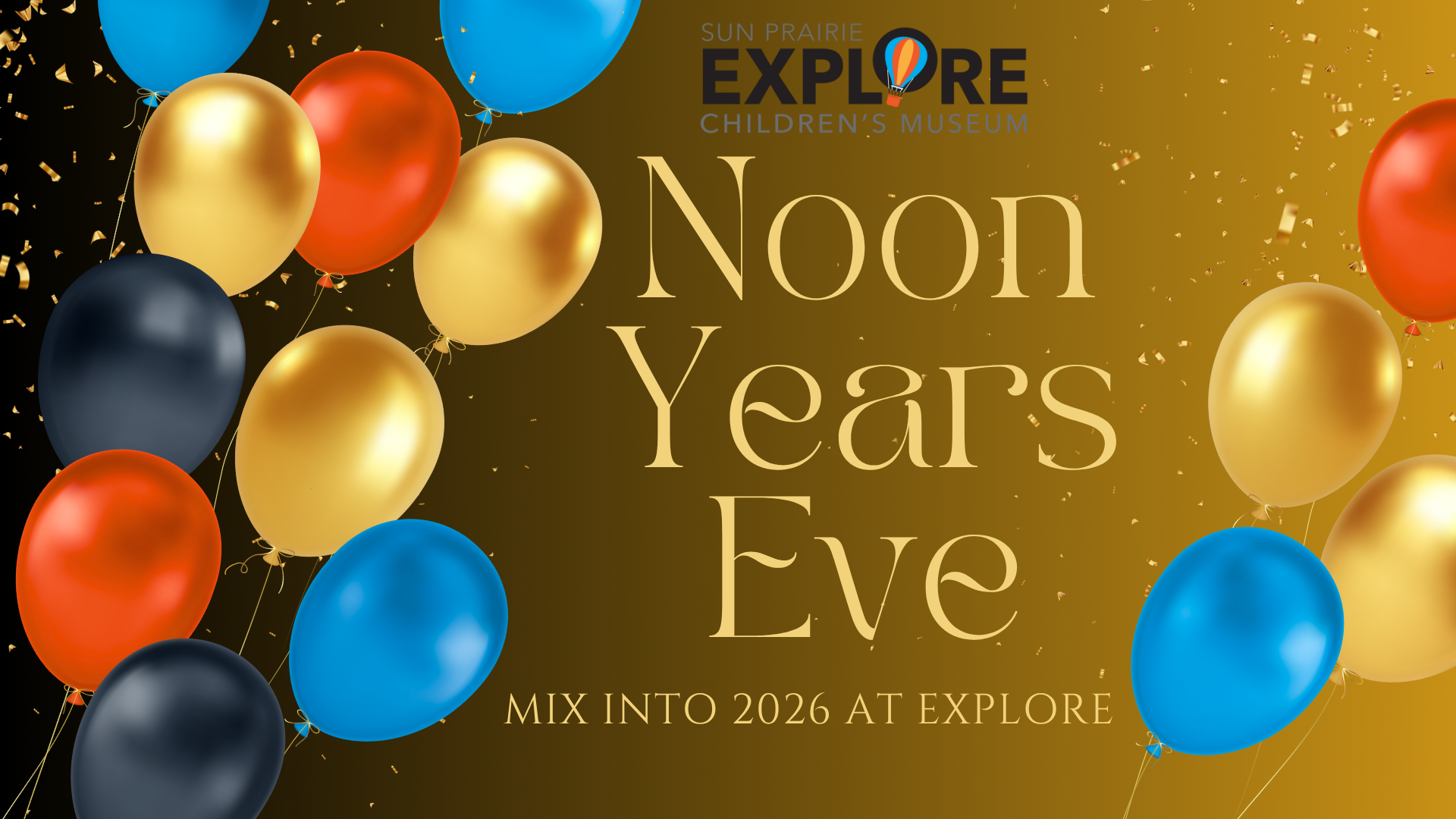 Noon Year's Eve 2025 background