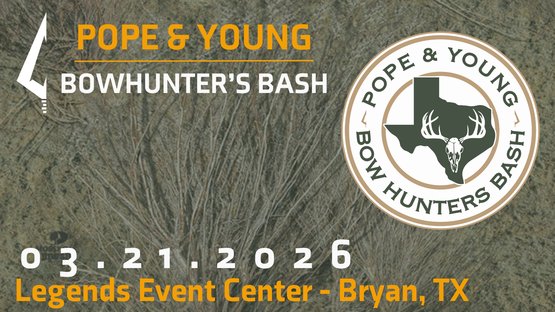 2026 Texas Bowhunters Bash background