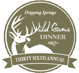 Dripping Springs Wild Game Dinner banner