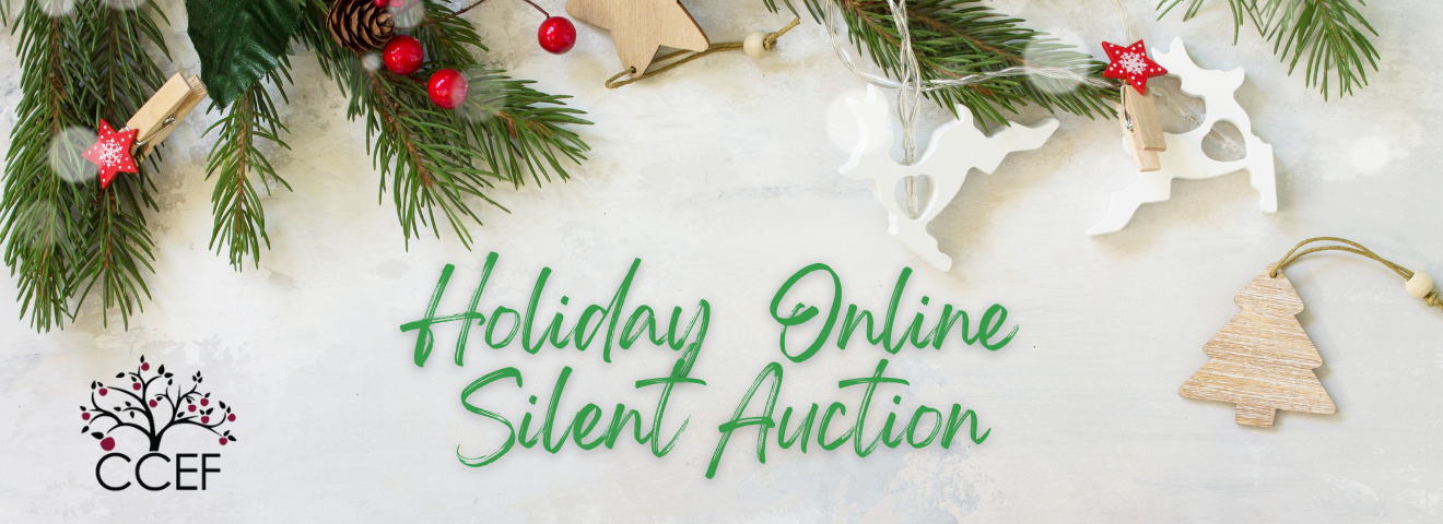 CCEF Holiday Online Auction background