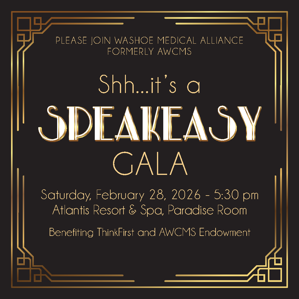 Washoe Medical Alliance Speakeasy Gala background