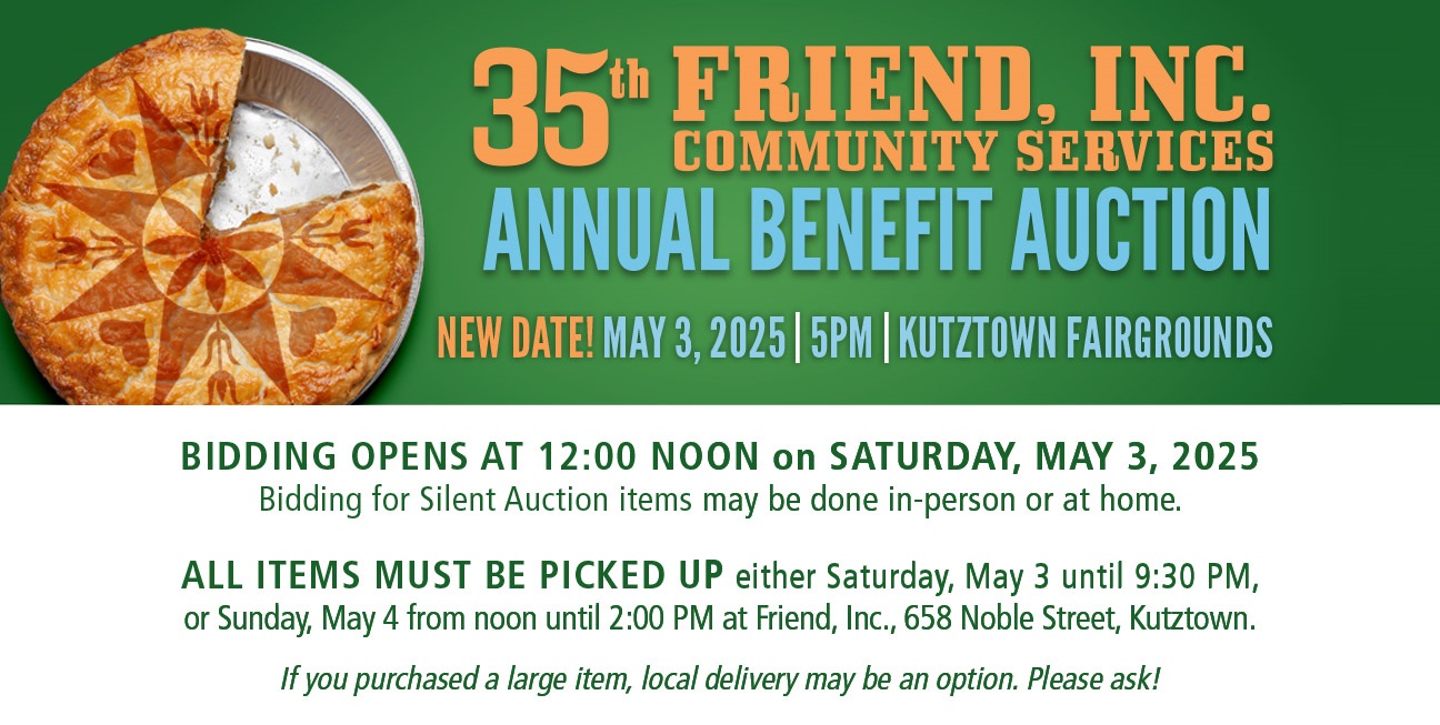 36th Annual Friend, Inc. Benefit Auction background