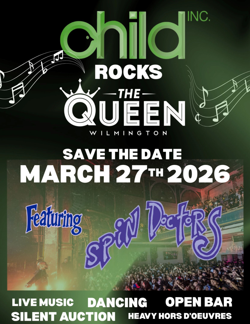 CHILD, Inc. Rocks the Queen background