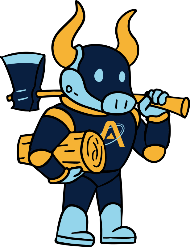 Astrojacks Auction | Volleyball logo