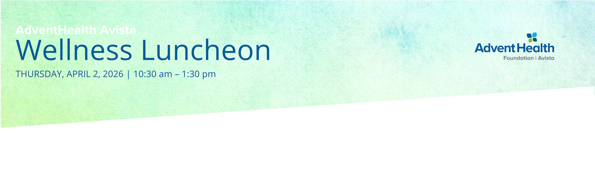 2026 Avista Wellness Luncheon background