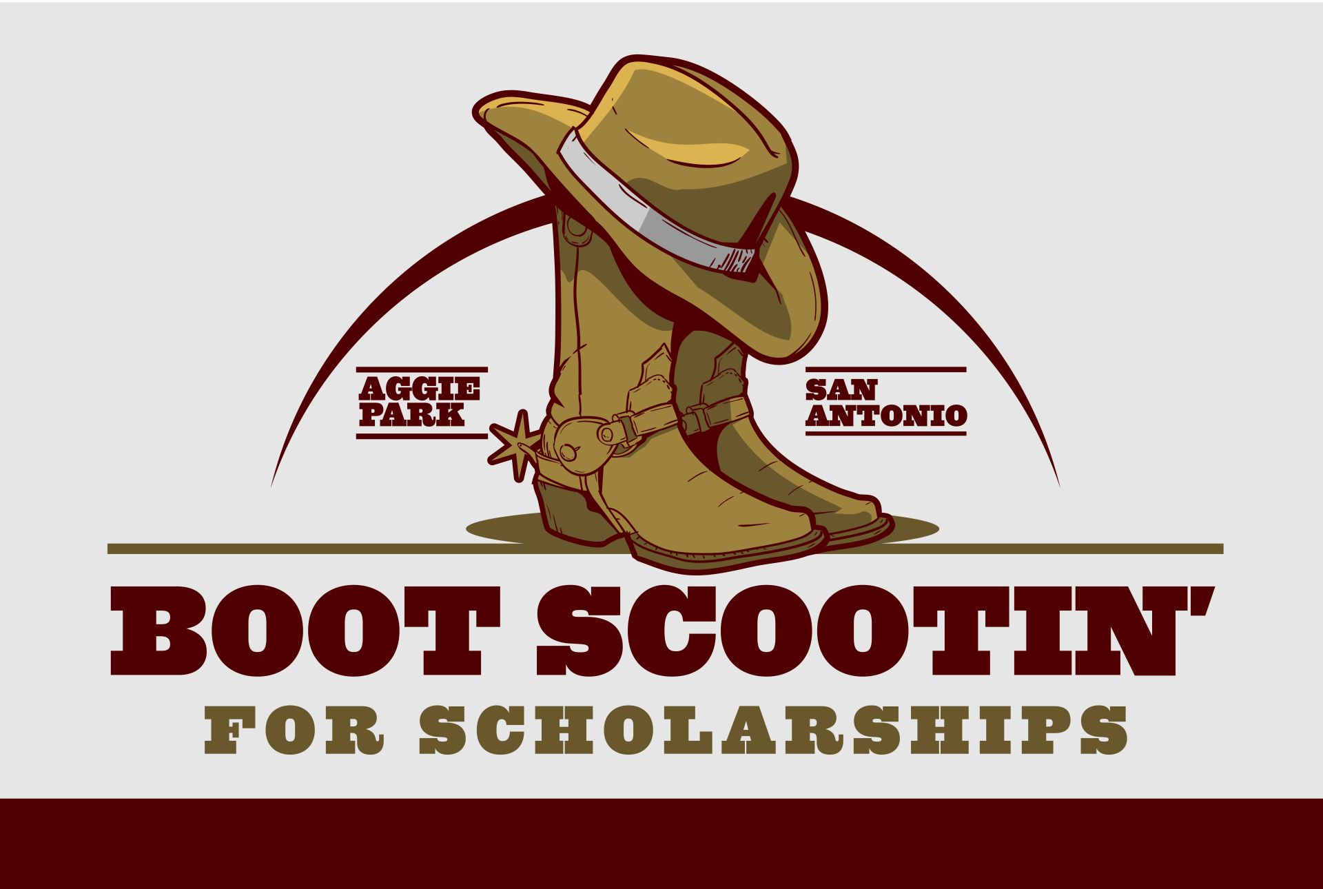 2025 Boot Scootin' For Scholarships logo