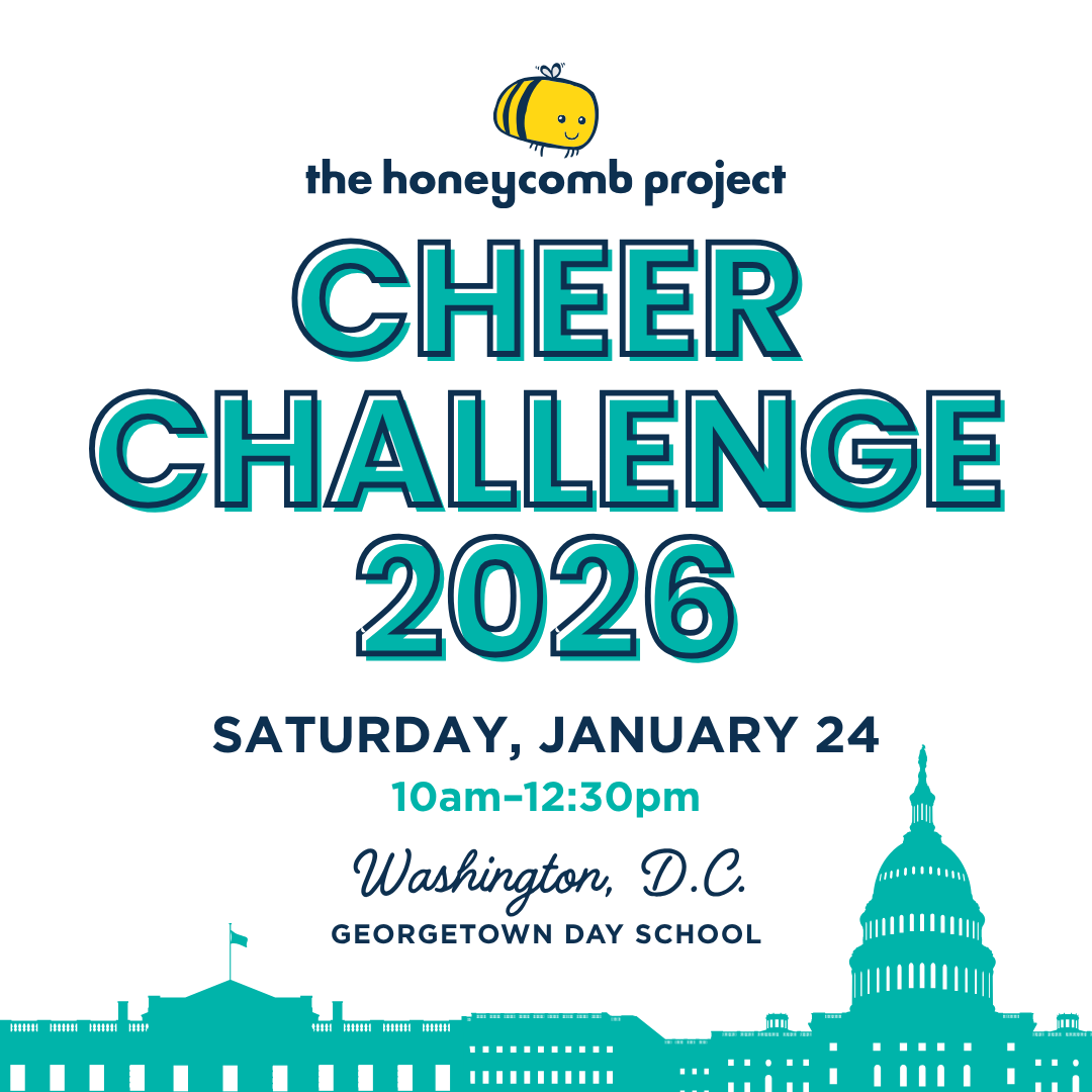 The DC Cheer Challenge banner