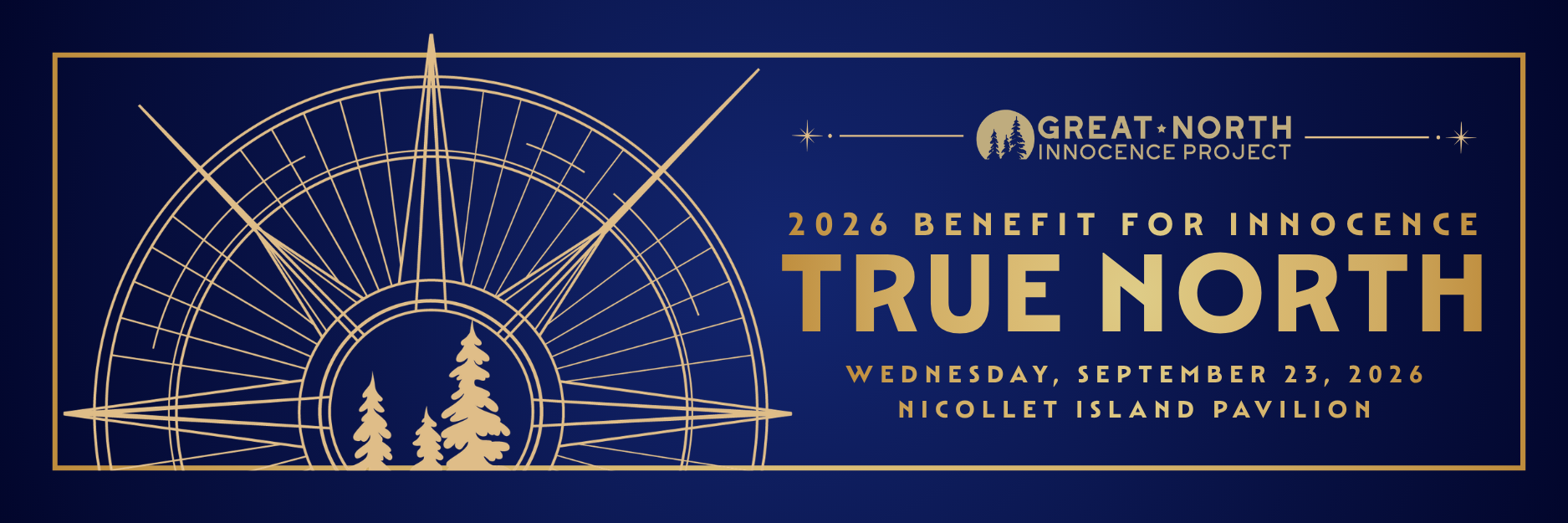 Benefit for Innocence: True North background