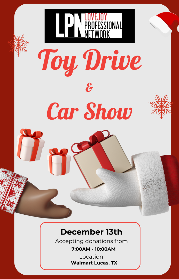 2025 Lovejoy Professional Network - Toy Drive background