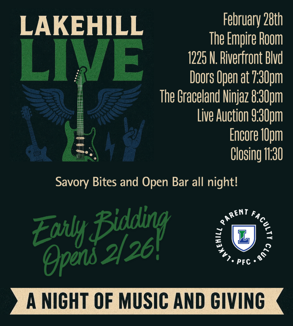 2026 Lakehill Live Auction Concert background