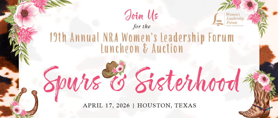 2026 NRA Women's Leadership Forum Luncheon & Auction background