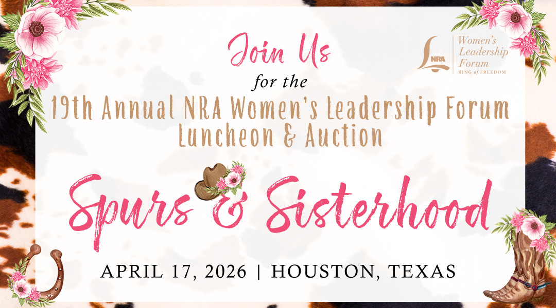 2026 NRA Women's Leadership Forum Luncheon & Auction banner