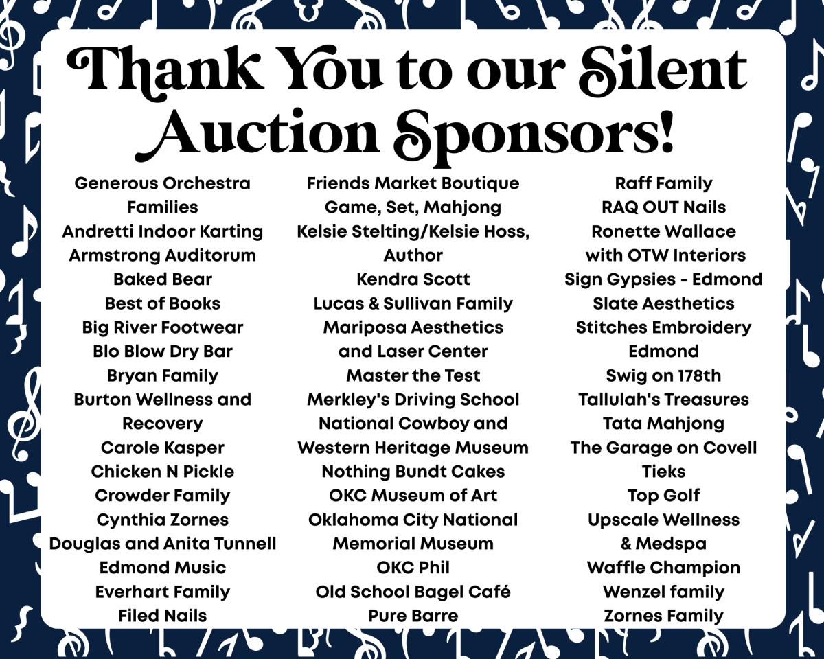 Orchestra Raffle Sponsors