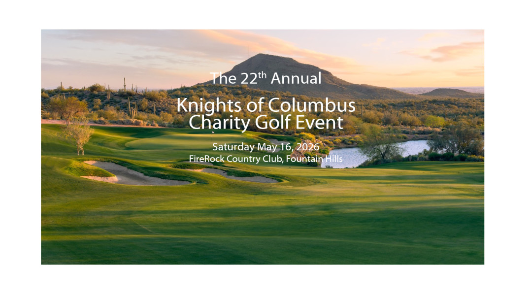 22nd Annual Knights of Columbus Charity Golf Event banner