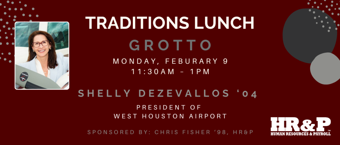 2026 Houston A&M Club Traditions Lunch banner