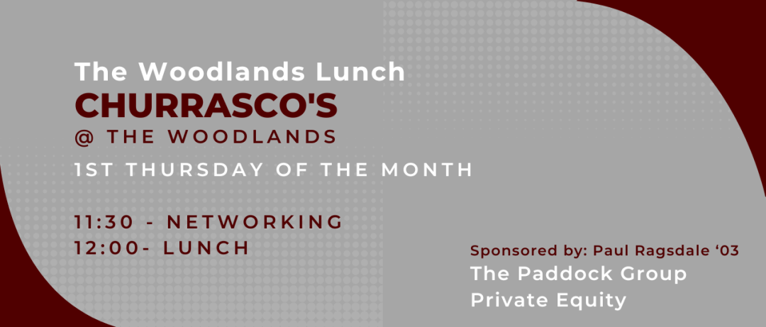 2026 Houston A&M Club Woodlands Lunch banner