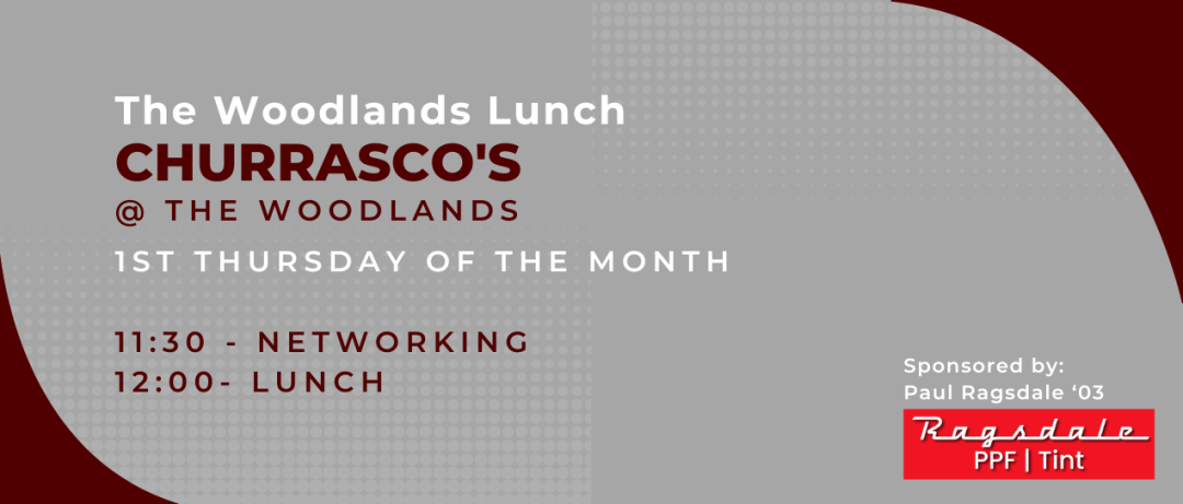 2026 Houston A&M Club Woodlands Lunch banner