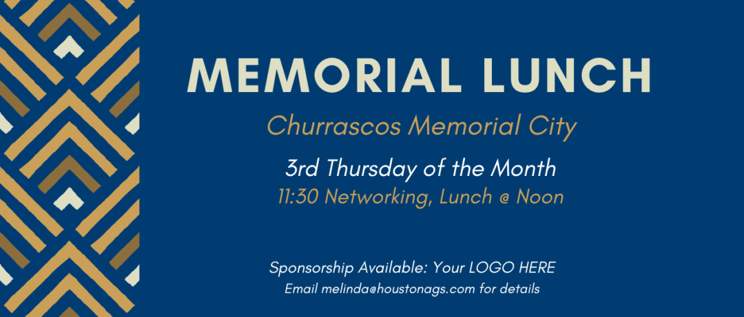 2026 Houston A&M Club Memorial Lunch banner