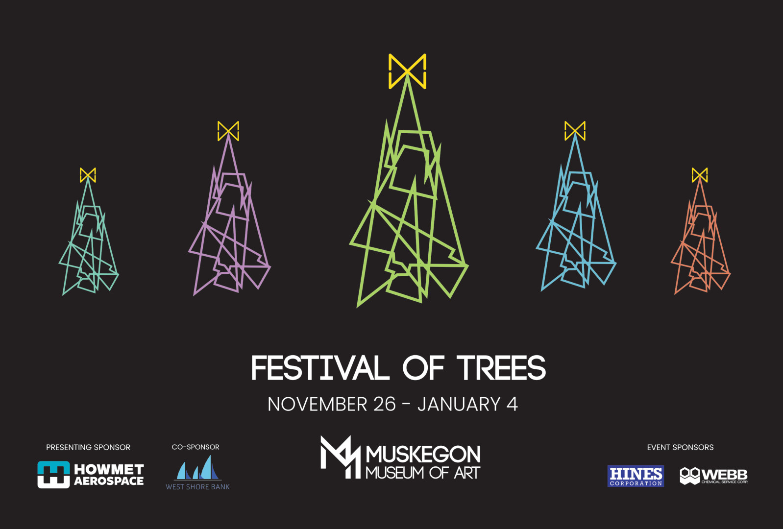Festival of Trees 2025 background