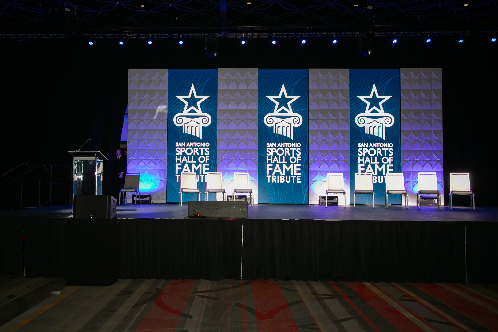 2026 San Antonio Sports Hall of Fame Tribute background