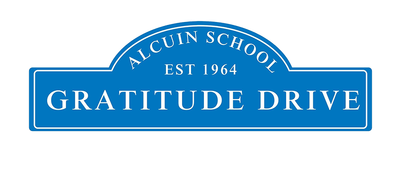 Alcuin Gratitude Drive banner