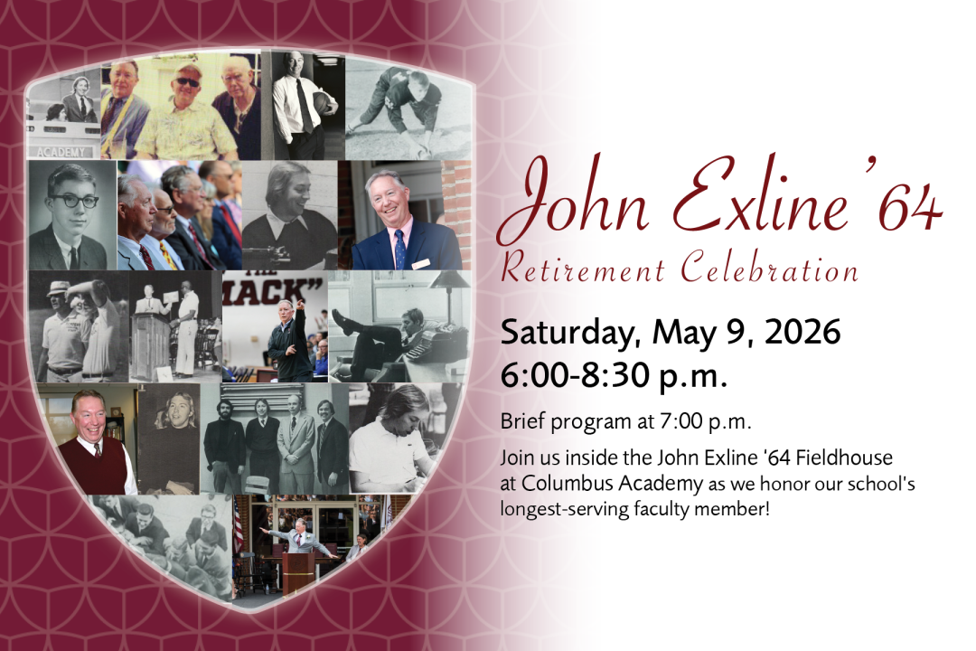 John Exline '64 Retirement Celebration banner