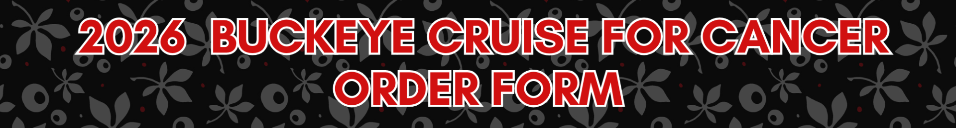 2026 Buckeye Cruise Order Form background