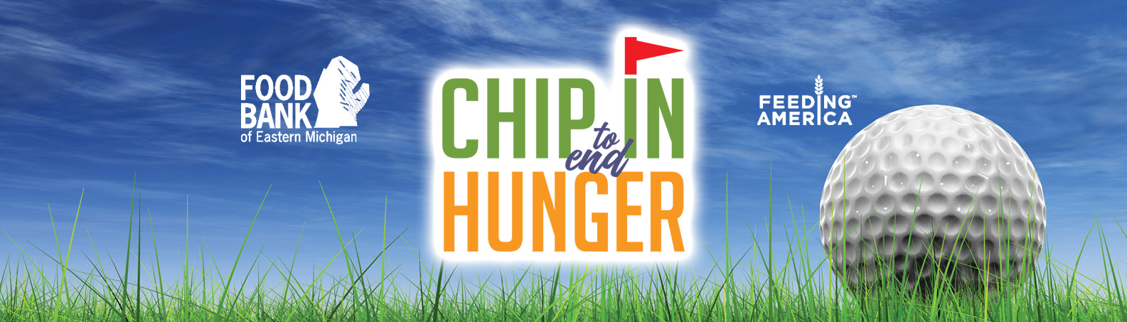 Chip In To End Hunger Golf Outing 2026 background