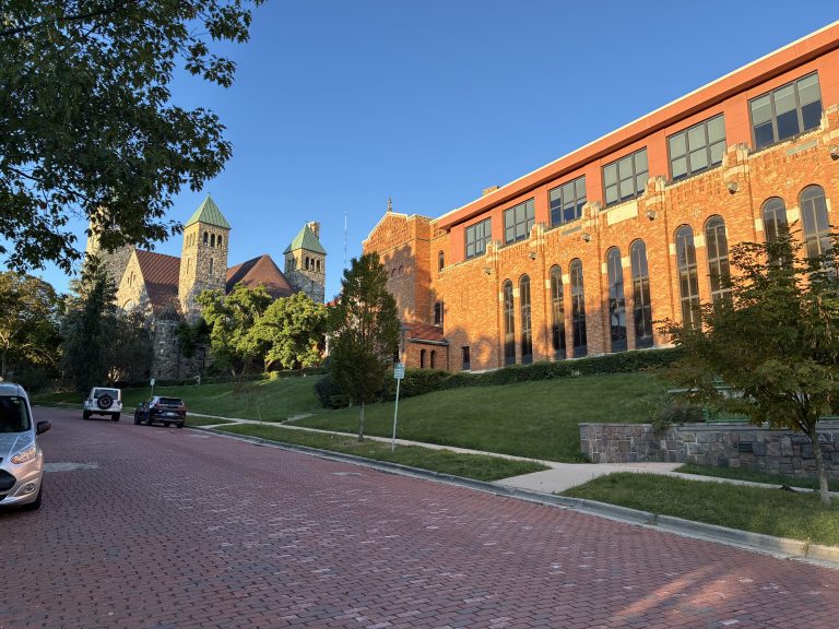 St. Thomas the Apostle School's Green and Gold Gala background