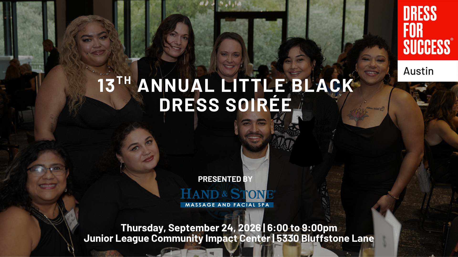 Little Black Dress Soiree background