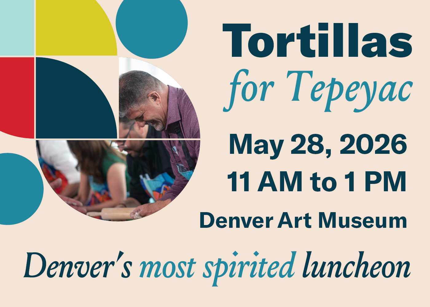 Tortillas for Tepeyac 2026 background