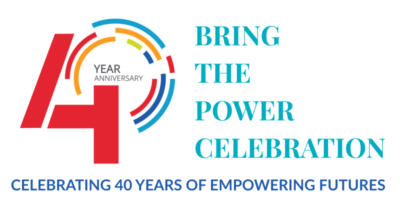 40th Anniversary Bring the Power Celebration logo
