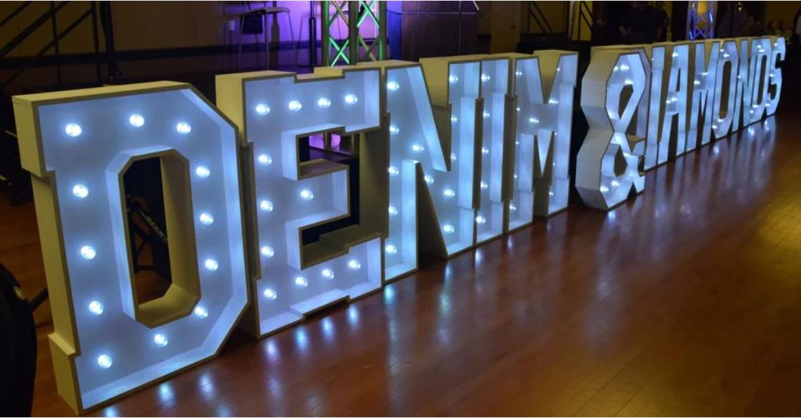 Denim & Diamonds Gala background