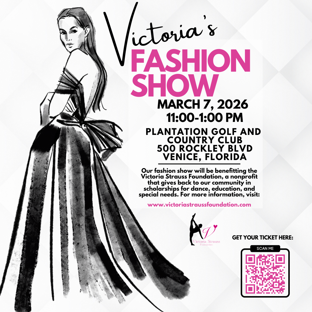 Victoria Strauss Foundation 2nd Annual Fashion Show banner