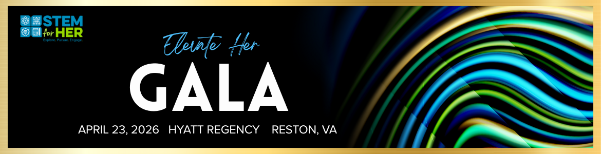 STEM for Her Elevate Her Gala background