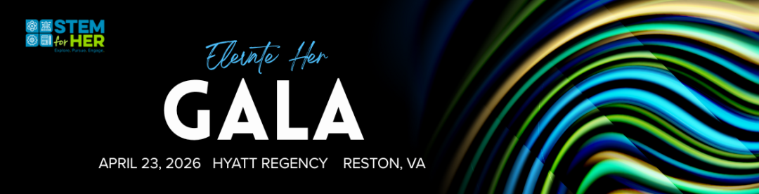 STEM for Her Elevate Her Gala banner