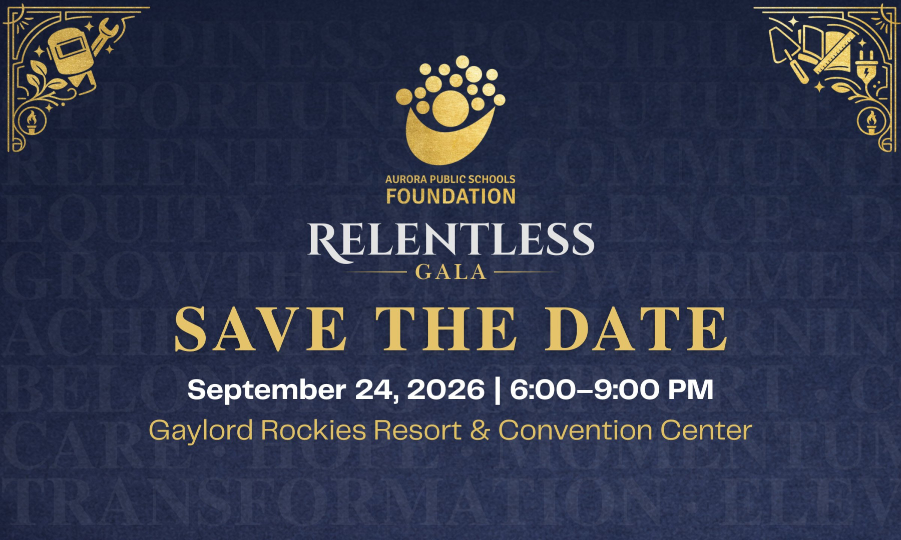 Relentless Gala 2026 background
