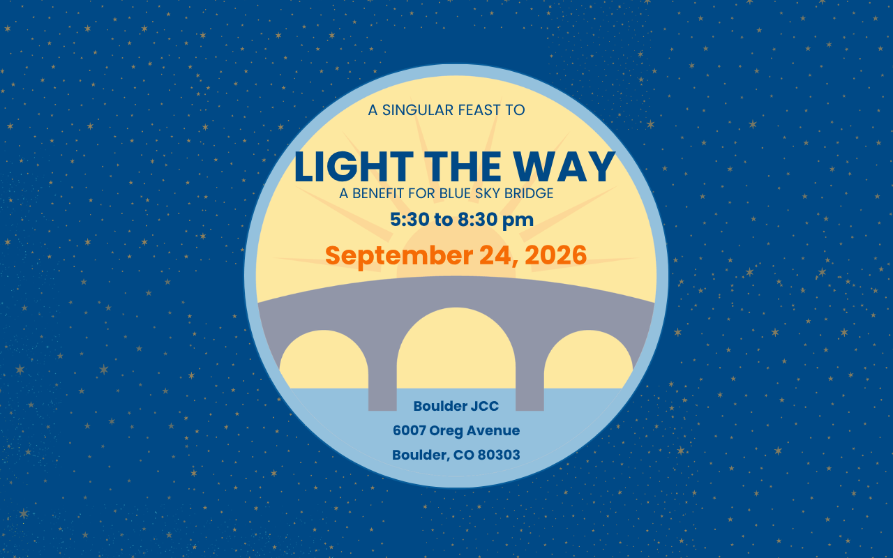 Blue Sky Bridge: Light the Way Boulder 2026 background