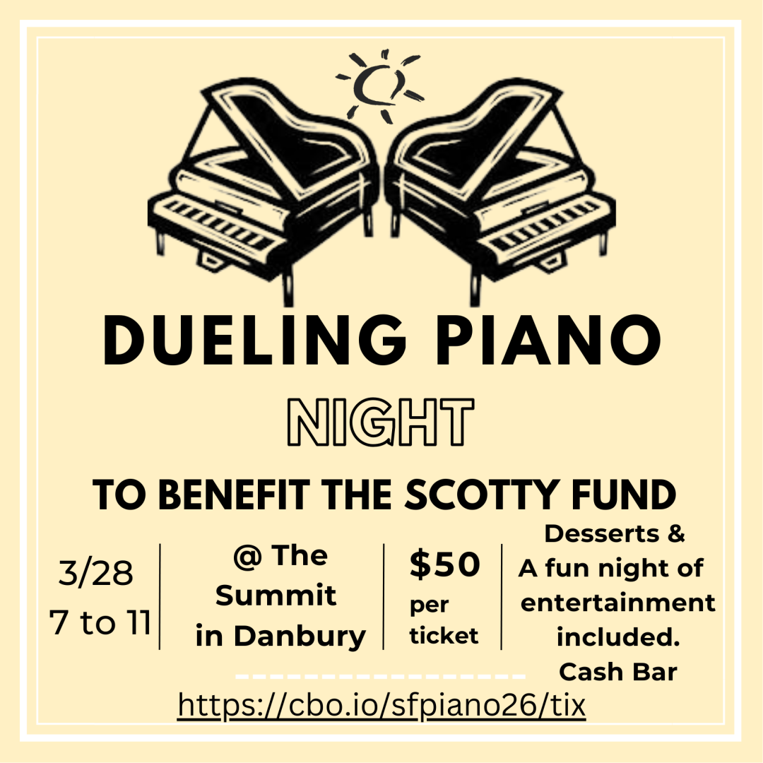 SCOTTY Fund Dueling Pianos 2026 banner