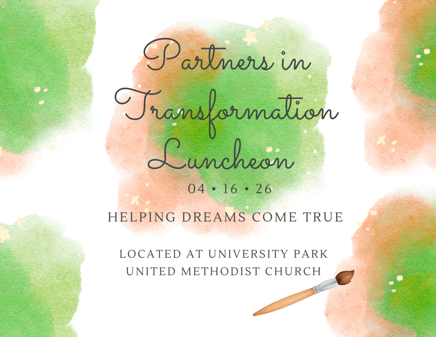 2026 Project Transformation North Texas Luncheon background