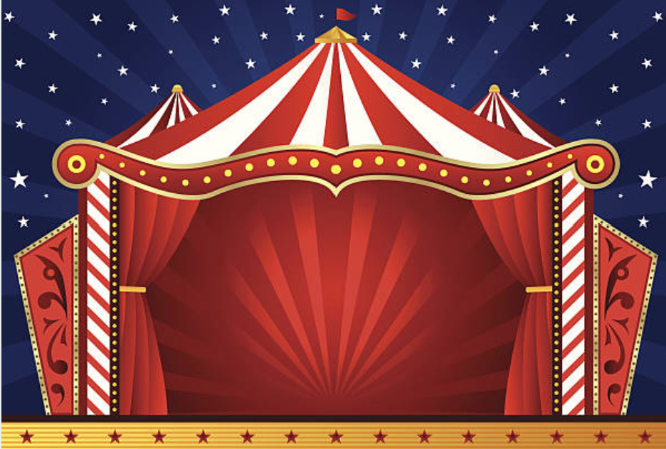 Under The Bowie Big Top background